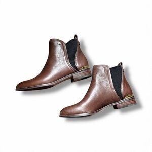 Louise et Cie brown booties size 6 lo-zavier new
